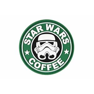 WARAGOD Tactical felvarró StarWars & Coffee, 6cm kép