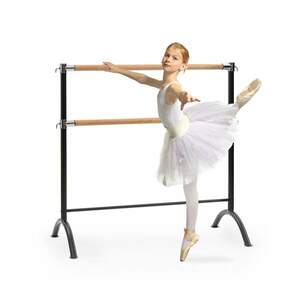 KLARFIT Barre Anna, dupla balett rúd, szabadon álló, 220x113 cm, Ø 2x38 mm kép