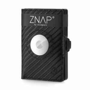 Slimpuro ZNAP Airtag Wallet, 8 kártya, érmés rekesz, 9 x 1, 5 x 6 cm (SZ x M x M), RFID-védelem kép