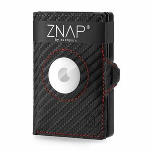 Slimpuro ZNAP Airtag Wallet, 8 kártya, érmés rekesz, 8, 9 x 1, 5 x 6, 3 cm (SZ x M x M), RFID-védelem kép
