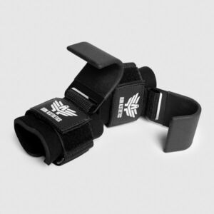Fitness edzőkampó Iron Aesthetics Lifting hooks, fekete kép