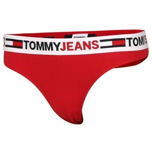 Tommy Hilfiger TOMMY JEANS ID-THONG Női tanga alsó, piros, veľkosť S kép
