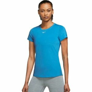 Nike ONE DF SS SLIM TOP W Női edzőpóló, kék, méret kép