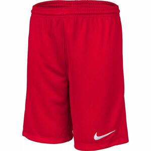 Nike DRI-FIT PARK 3 JR TQO Fiú rövidnadrág focira, piros, méret kép