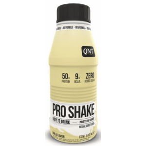 Fehérje italok és turmixok QNT PRO SHAKE (50g protein & Low Sugar) 500 ml Vanilla kép
