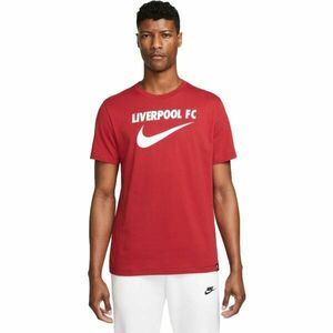 Nike LFC M NK SWOOSH TEE Férfi póló, piros, méret kép