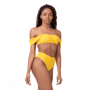 Miami Retro Yellow bikini felső - NEBBIA kép