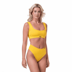 Miami Sporty Yellow bikini sportmelltartó - NEBBIA kép