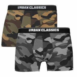 Urban Classics férfi boxer alsónadrág 2-pack, woodcamo- darkcamo kép
