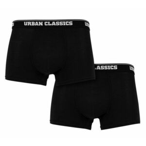 Urban Classics férfi boxeralsó, 2-PACK, fekete kép