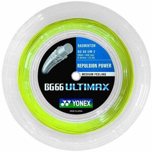 Yonex BG 66 ULTIMAX, 0, 65 mm, 200 m, YELLOW kép
