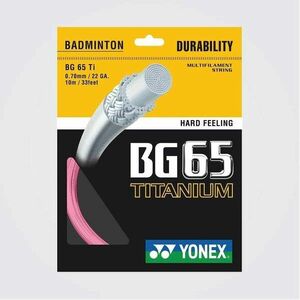 Yonex BG 65 Ti, 0, 70 mm, 10 m, rózsaszín kép