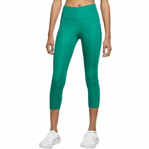Nike DF FAST CROP W Női legging futáshoz, zöld, méret kép