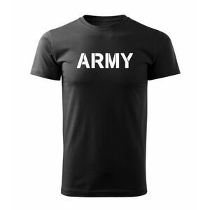 DRAGOWA rövid póló Army, fekete 160g/m2 kép