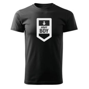 DRAGOWA rövid póló army boy, fekete 160g/m2 kép