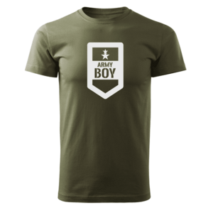 DRAGOWA rövid póló army boy, oliva 160g/m2 kép