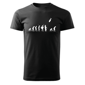 DRAGOWA rövid póló evolúció, fekete 160g/m2 kép