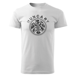 DRAGOWA rövid póló magyar, fehér 160g/m2 kép