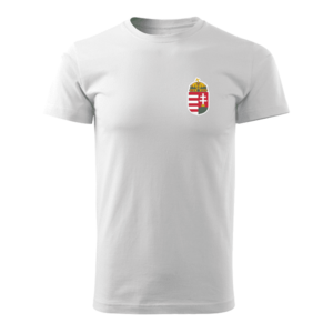 DRAGOWA trikó kicsi magyar címerrel, fehér 160g/m2 kép