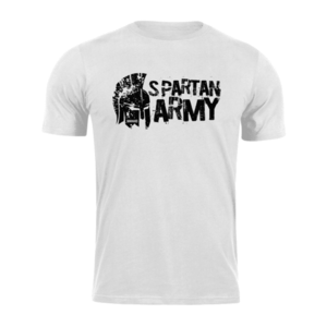 DRAGOWA rövid póló spartan army Aristón, fehér 160g/m2 kép