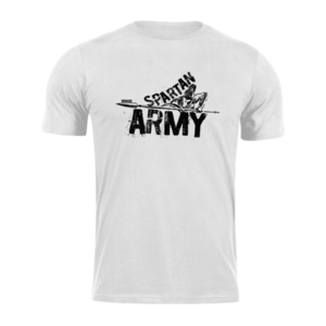 DRAGOWA rövid póló spartan army Nabis, fehér 160g/m2 kép