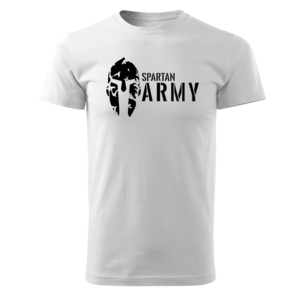 DRAGOWA rövid póló spartan army, fehér 160g/m2 kép