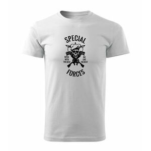 DRAGOWA rövid póló special forces, fehér 160g/m2 kép