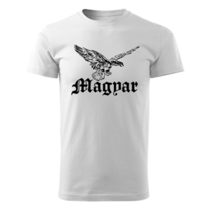 DRAGOWA rövid póló Magyar turul, fehér 160g/m2 kép