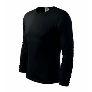 Malfini Fit-T hosszú ujjú póló, fekete, 160g/m2 kép