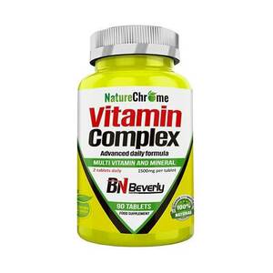 Beverly Nutrition Vitamin Complex - vitaminok és ásványi anyagok mindennapra - 90 tabletta kép