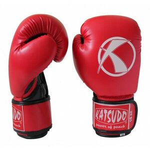 Katsudo bokszkesztyű Punch, piros kép