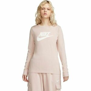 Nike SPORTSWEAR Hosszú ujjú női póló, rózsaszín, veľkosť S kép