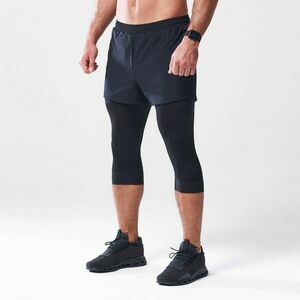 Fekete All-Action Shorts + Compression Tights – SQUATWOLF kép