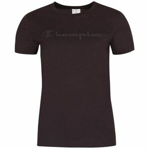 Champion CREWNECK T-SHIRT Női póló, fekete, méret kép