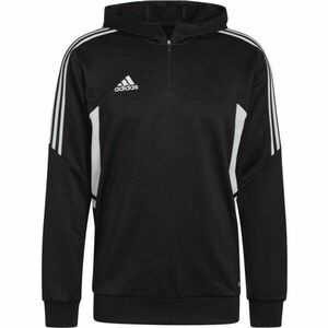 adidas CON22 TK HOOD Férfi futball pulóver, fekete, veľkosť L kép