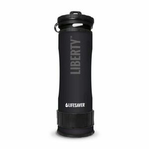 Lifesaver szűrő és víztisztító palack, 400 ml, fekete kép