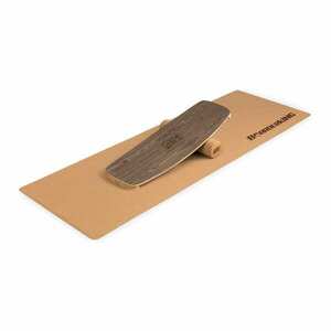 BoarderKING Indoorboard Curved, egyensúlyozó deszka, alátét, henger, fa/parafa kép