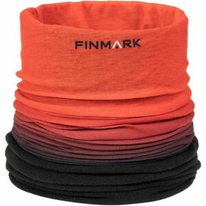 Finmark FSW-239 Multifunkcionális kendő fleece résszel, narancssárga, méret kép
