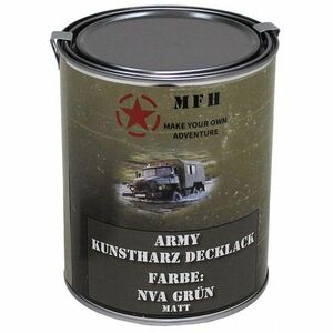 MFH army festék, NVA matt zöld, 1l kép