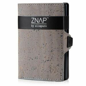 Slimpuro ZNAP, vékony pénztárca, 8 kártya, érmetartó, 8, 9 x 1, 5 x 6, 3 cm (SZ x M x M), RFID védelem kép