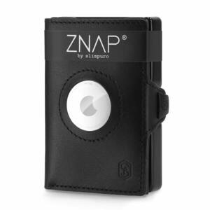 Slimpuro ZNAP Airtag Wallet, 12 kártya, érmés rekesz, 8, 9 x 1, 8 x 6, 3 cm (Sz x M x M), RFID-védelem kép
