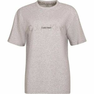 Calvin Klein EMBOSSED ICON LOUNGE Női póló, szürke, veľkosť XS kép