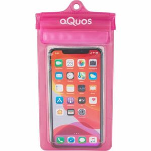 AQUOS PHONE DRY BAG Vízálló telefontok, rózsaszín, méret kép