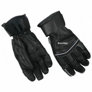 BLIZZARD-Racing Leather ski gloves, black/silver Fekete 11 kép
