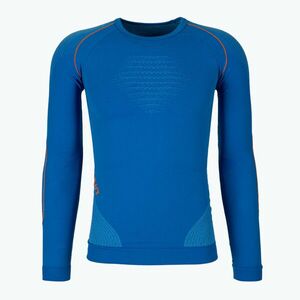 Férfi termikus pulóver UYN Evolutyon UW Shirt blue/blue/orange shiny kép