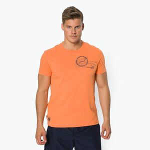 Férfi Lacoste teknőcnyakú teniszing narancssárga TH0964.FNX kép
