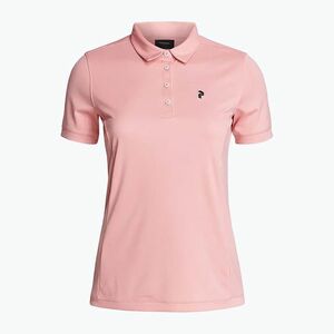 Női golf póló Peak Performance Alta rózsaszín G77182100 kép