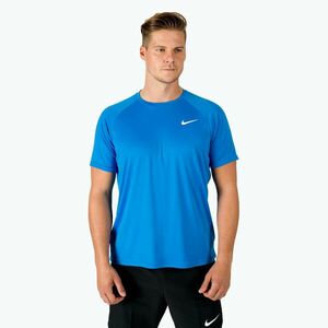 Férfi edzőpóló Nike Essential kék NESSA586-458 kép