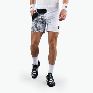 Férfi HYDROGEN Spray Tech Tennis Shorts Fehér T00510001 kép