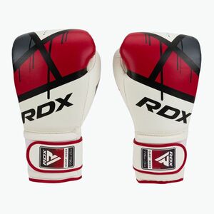 RDX bokszkesztyű piros-fehér BGR-F7R kép
